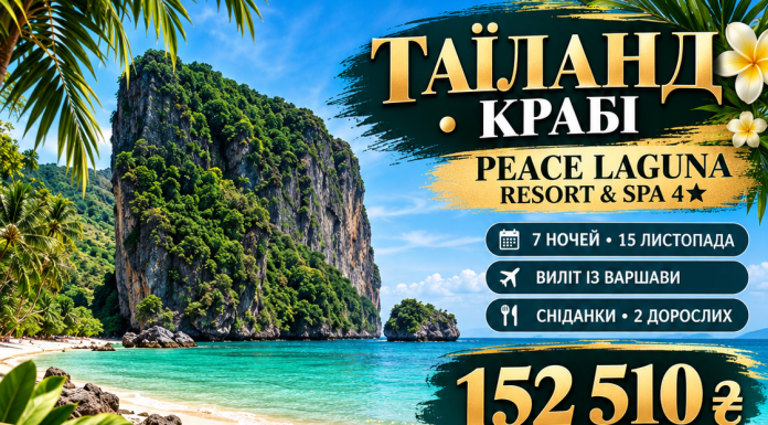 ТАЇЛАНД ЧЕКАЄ! КРАБІ — ТАМ, ДЕ МОРЕ, ПІЩАНІ ПЛЯЖІ ТА РОМАНТИКА НА ДВОХ!